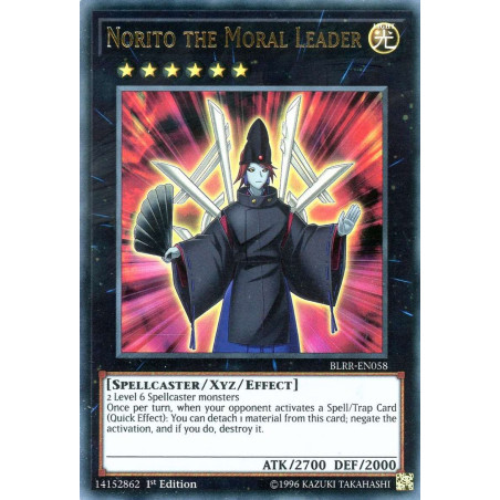 Yu-Gi-Oh-TCG-BLRR-EN058-UR-Norito-the-Moral-Leader-Battles-of-Legend-Relentless-Revenge