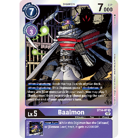 Digimon_TCG_ST14-07_Baalmon_Rare_Sinister_Order_Card_Game