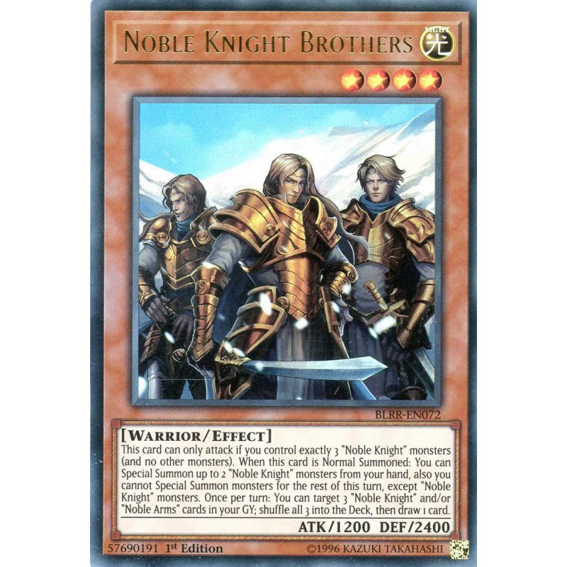Yu-Gi-Oh-TCG-BLRR-EN072-UR-Noble-Knight-Brothers-Battles-of-Legend-Relentless-Revenge