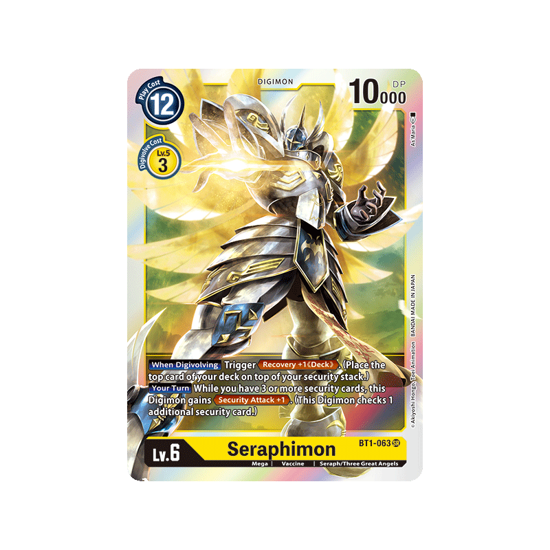 Digimon_TCG_BT1-063_Seraphimon_Super_Rare_New_Evolution_Card_Game