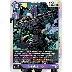 Digimon_TCG_ST14-08_Beelzemon_Super_Rare_Sinister_Order_Card_Game