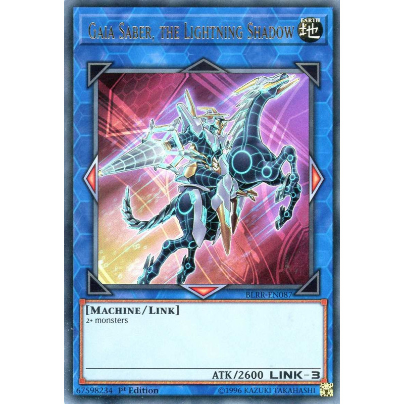 Yu-Gi-Oh-TCG-BLRR-EN087-UR-Gaia-Saber-the-Lightning-Shadow-Battles-of-Legend-Relentless-Revenge