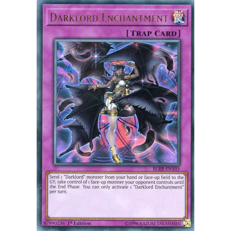 Yu-Gi-Oh-TCG-BLRR-EN103-UR-Darklord-Enchantment-Battles-of-Legend-Relentless-Revenge