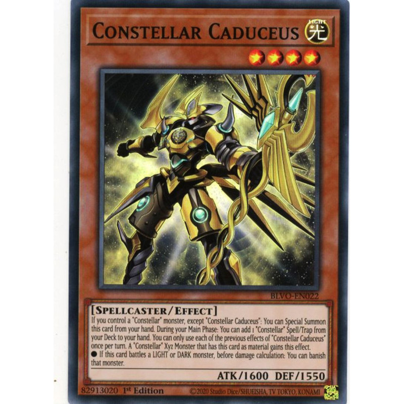 Yu-Gi-Oh-TCG-BLVO-EN022-SR-Constellar-Caduceus-Blazing-Vortex
