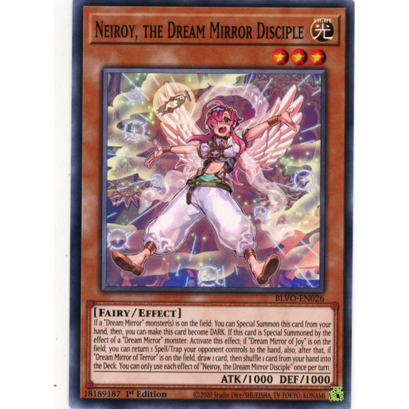 Yu-Gi-Oh-TCG-BLVO-EN026-C-Neiroy-the-Dream-Mirror-Disciple-Blazing-Vortex