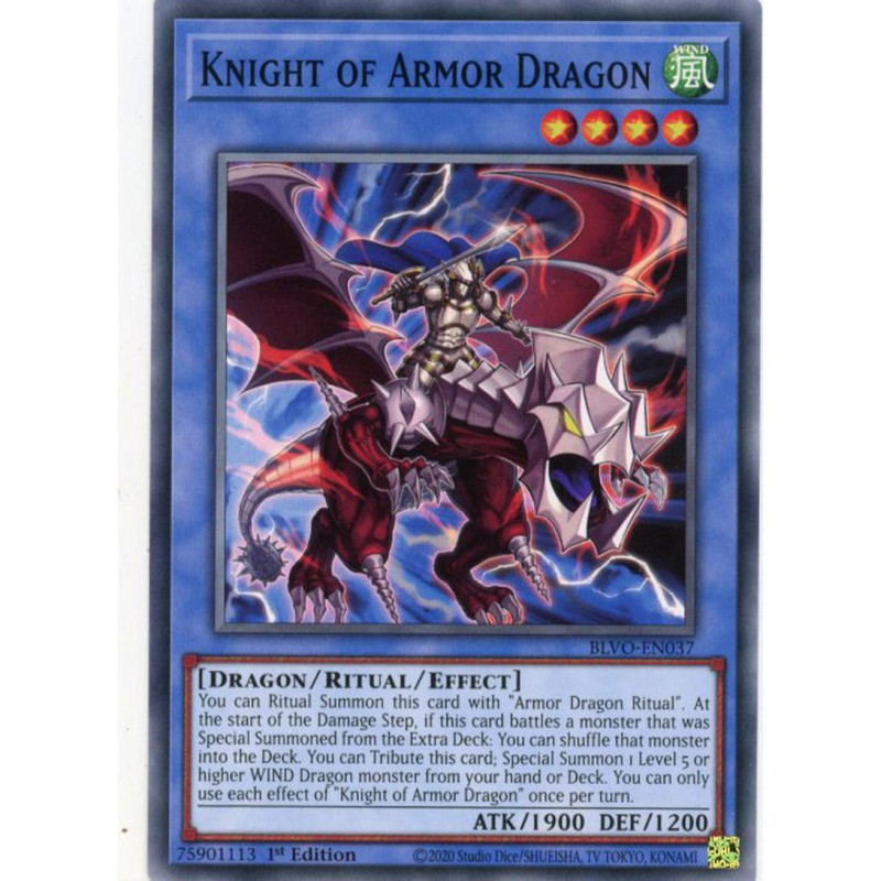 Yu-Gi-Oh-TCG-BLVO-EN037-C-Knight-of-Armor-Dragon-Blazing-Vortex