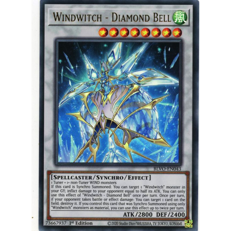 Yu-Gi-Oh-TCG-BLVO-EN043-UR-Windwitch-Diamond-Bell-Blazing-Vortex