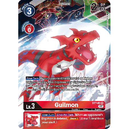 Digimon_TCG_ST14_ST7-03_Guilmon_Alternative_Art_Sinister_Order_Card_Game