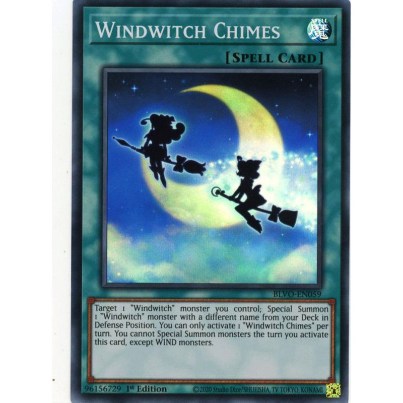 Yu-Gi-Oh-TCG-BLVO-EN059-SR-Windwitch-Chimes-Blazing-Vortex
