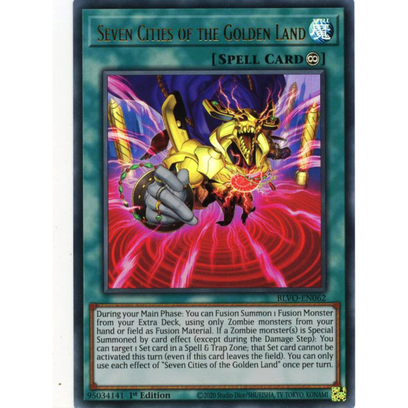Yu-Gi-Oh-TCG-BLVO-EN062-UR-Seven-Cities-of-the-Golden-Land-Blazing-Vortex