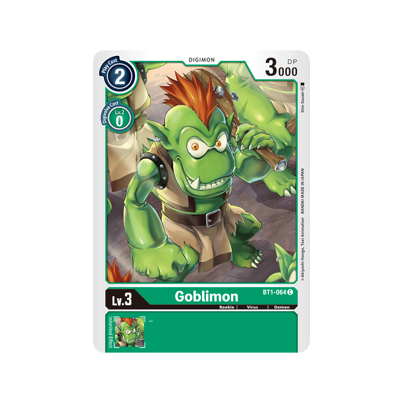 Digimon_TCG_BT1-064_Goblimon_Common_New_Evolution_Card_Game