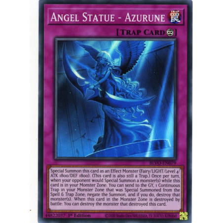 Yu-Gi-Oh-TCG-BLVO-EN079-SR-Angel-Statue-Azurune-Blazing-Vortex