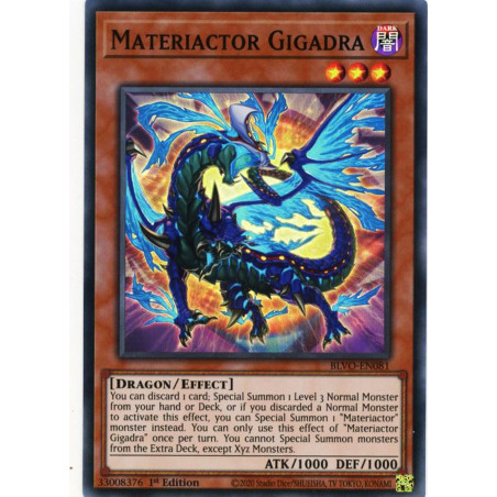 Yu-Gi-Oh-TCG-BLVO-EN081-SR-Materiactor-Gigadra-Blazing-Vortex