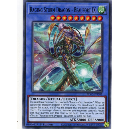Yu-Gi-Oh-TCG-BLVO-EN082-C-Raging-Storm-Dragon-Beaufort-IX-Blazing-Vortex
