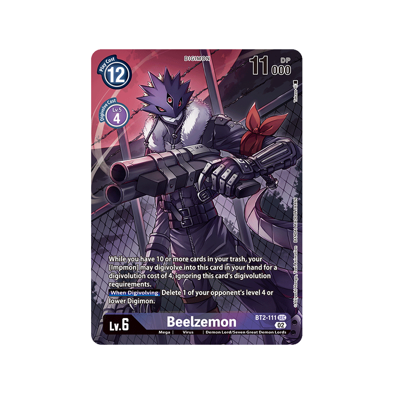 Digimon_TCG_ST14_BT2-111_Beelzemon_Alternative_Art_Sinister_Order_Card_Game