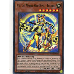 Yu-Gi-Oh-TCG-BLVO-EN099-SR-Virtual-World-Oto-Hime-Toutou-Blazing-Vortex