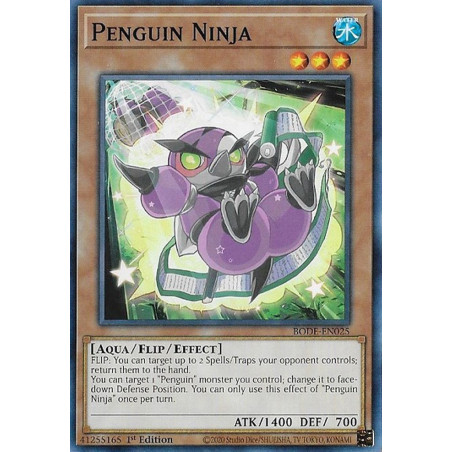 Yu-Gi-Oh-TCG-BODE-EN025-C-Penguin-Ninja-Burst-of-Destiny