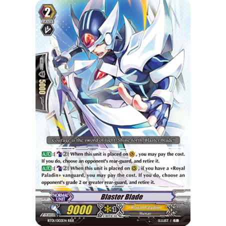 Vanguard_TCG_card_BT01_002EN_RRR_Blaster_Blade_Descent_of_the_King_of_Knights