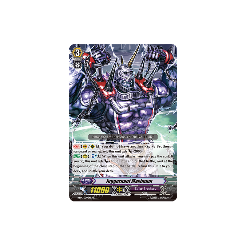 Vanguard_TCG_card_BT01_020EN_RR_Juggernaut_Maximum_Descent_of_the_King_of_Knights