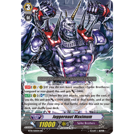 Vanguard_TCG_card_BT01_020EN_RR_Juggernaut_Maximum_Descent_of_the_King_of_Knights
