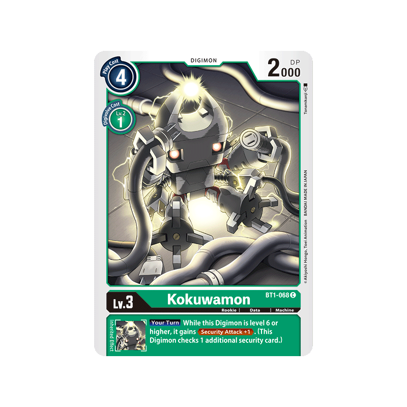 Digimon_TCG_BT1-068_Kokuwamon_Common_New_Evolution_Card_Game