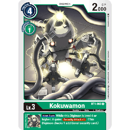 Digimon_TCG_BT1-068_Kokuwamon_Common_New_Evolution_Card_Game