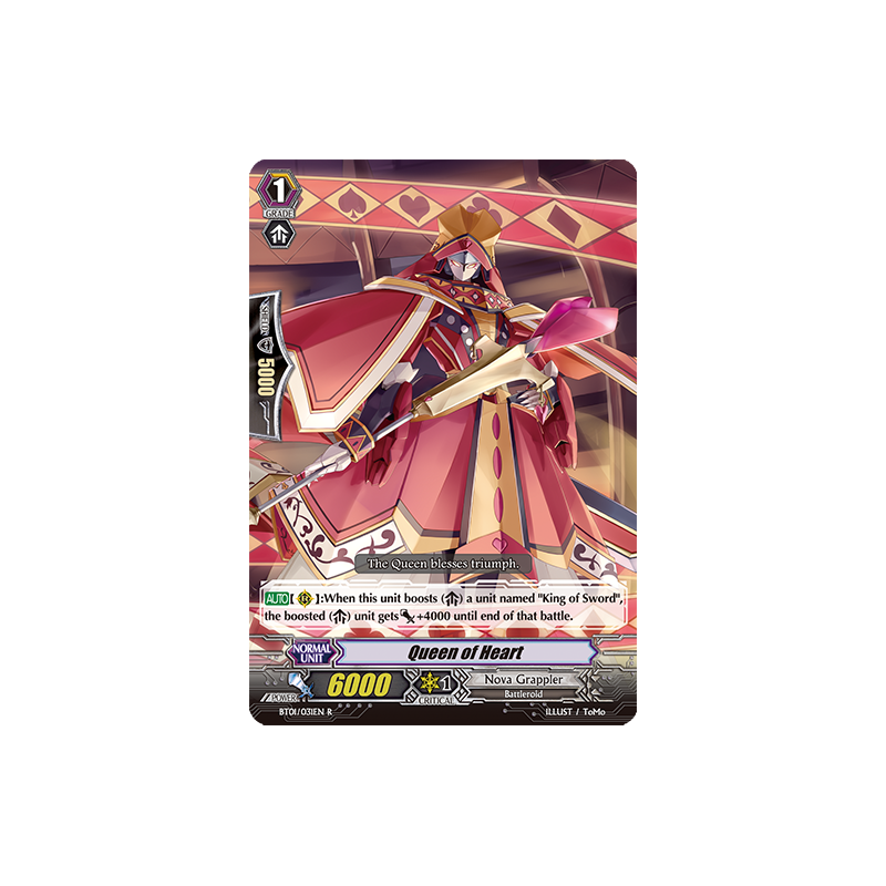 Vanguard_TCG_card_BT01_031EN_R_Queen_of_Heart_Descent_of_the_King_of_Knights