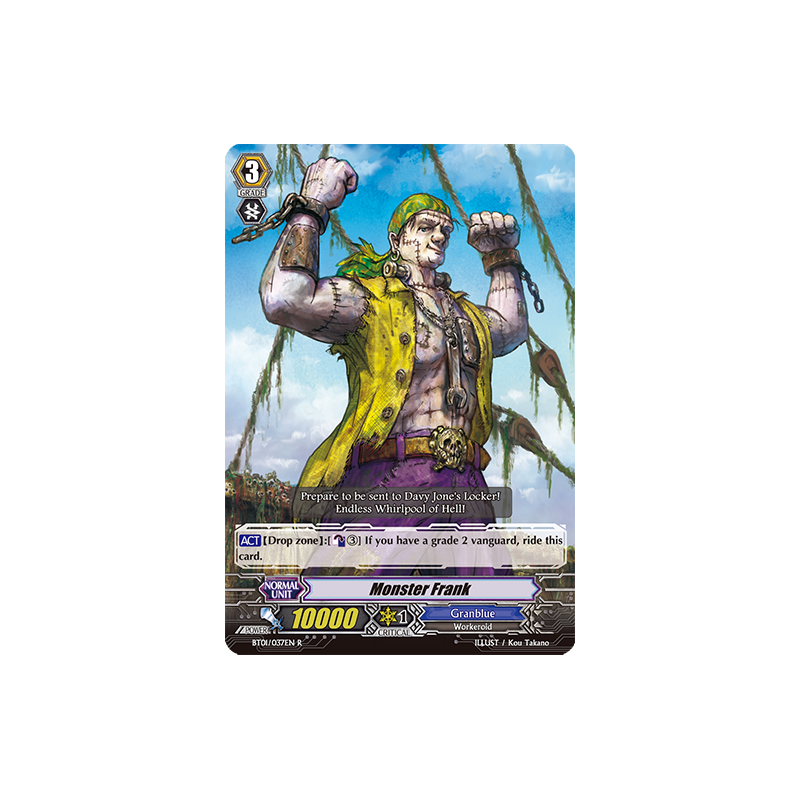 Vanguard_TCG_card_BT01_037EN_R_Monster_Frank_Descent_of_the_King_of_Knights