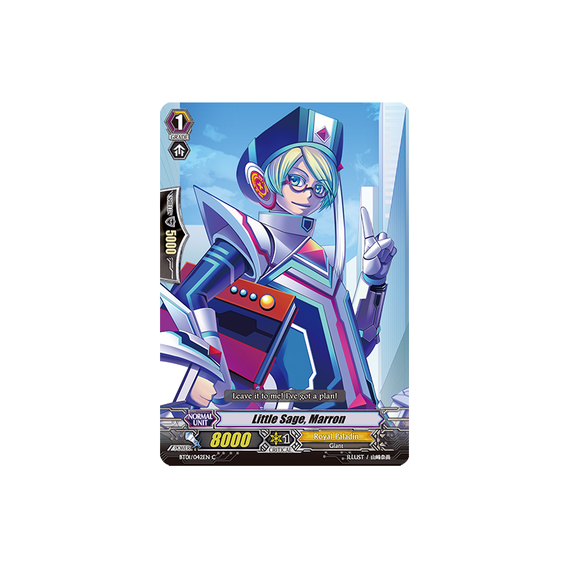 Vanguard_TCG_card_BT01_042EN_C_Little_Sage_Marron_Descent_of_the_King_of_Knights