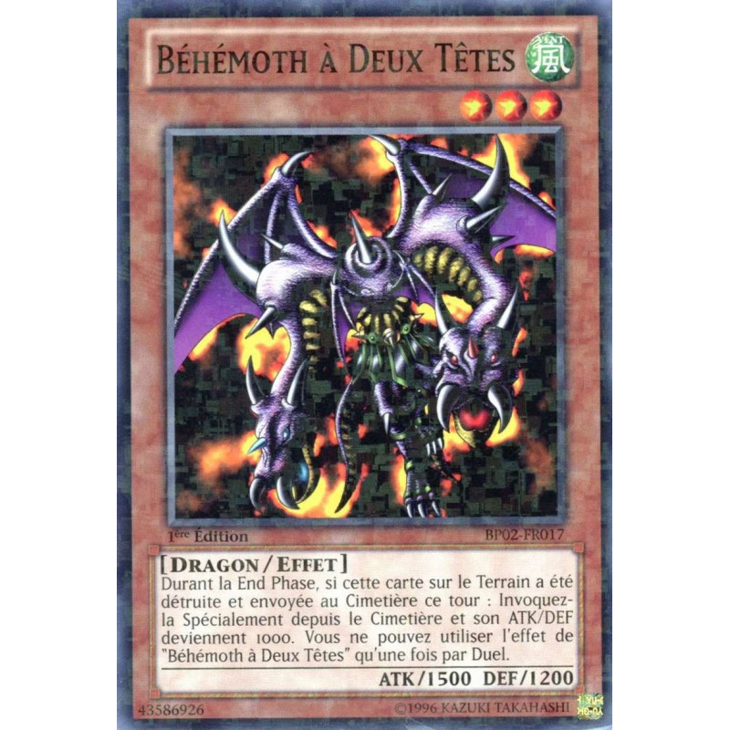 Yu-Gi-Oh-TCG-BP02-FR017-C-B-h-moth-Deux-T-tes-Battle-Pack-2-La-Guerre-des-G-ants