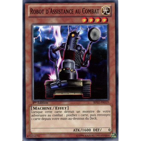 Yu-Gi-Oh-TCG-BP02-FR019-C-Robot-d-Assistance-au-Combat-Battle-Pack-2-La-Guerre-des-G-ants