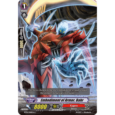 Vanguard_TCG_card_BT01_048EN_C_Embodiment_of_Armor_Bahr_Descent_of_the_King_of_Knights