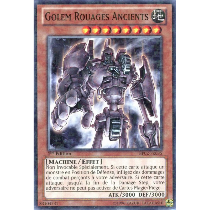 Yu-Gi-Oh-TCG-BP02-FR035-R-Golem-Rouages-Ancients-Battle-Pack-2-La-Guerre-des-G-ants