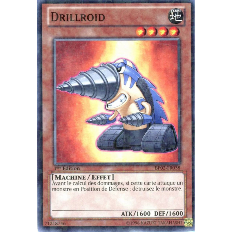 Yu-Gi-Oh-TCG-BP02-FR038-C-Drillroid-Battle-Pack-2-La-Guerre-des-G-ants