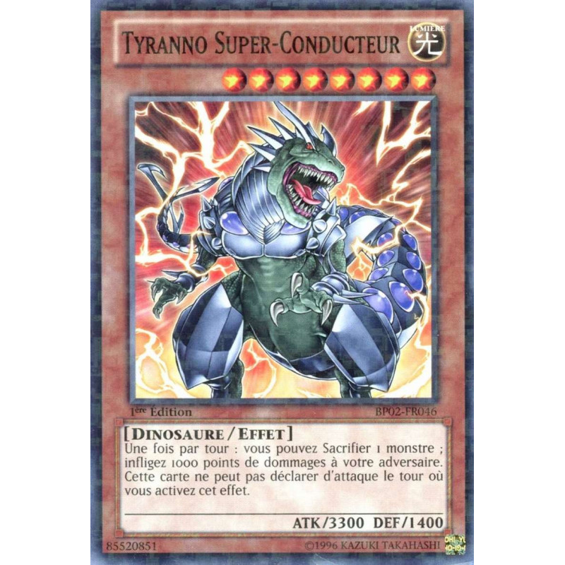 Yu-Gi-Oh-TCG-BP02-FR046-R-Tyranno-Super-Conducteur-Battle-Pack-2-La-Guerre-des-G-ants