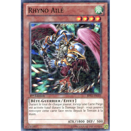 Yu-Gi-Oh-TCG-BP02-FR051-C-Rhyno-Ail-Battle-Pack-2-La-Guerre-des-G-ants