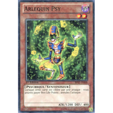 Yu-Gi-Oh-TCG-BP02-FR068-R-Arlequin-Psy-Battle-Pack-2-La-Guerre-des-G-ants