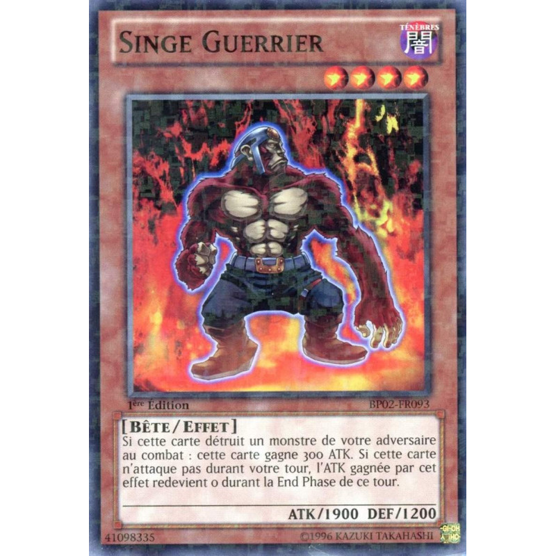 Yu-Gi-Oh-TCG-BP02-FR093-C-Singe-Guerrier-Battle-Pack-2-La-Guerre-des-G-ants