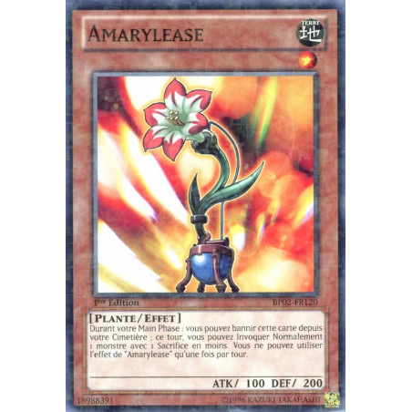 Yu-Gi-Oh-TCG-BP02-FR120-C-Amarylease-Battle-Pack-2-La-Guerre-des-G-ants