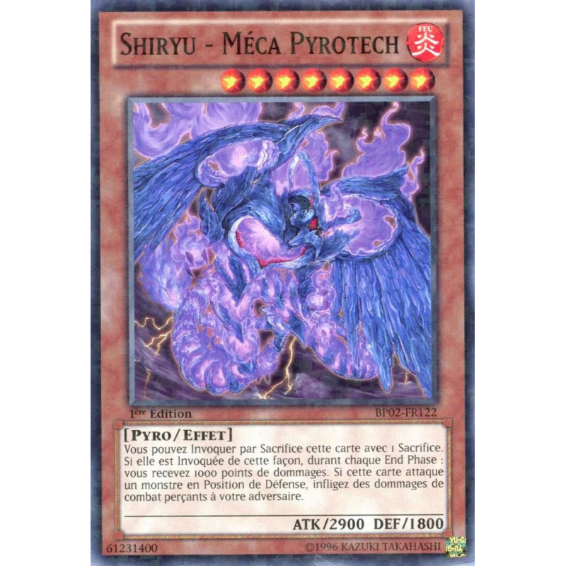 Yu-Gi-Oh-TCG-BP02-FR122-R-Shiryu-M-ca-Pyrotech-Battle-Pack-2-La-Guerre-des-G-ants