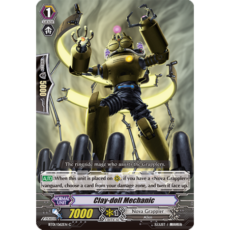 Vanguard_TCG_card_BT01_062EN_C_Clay-doll_Mechanic_Descent_of_the_King_of_Knights