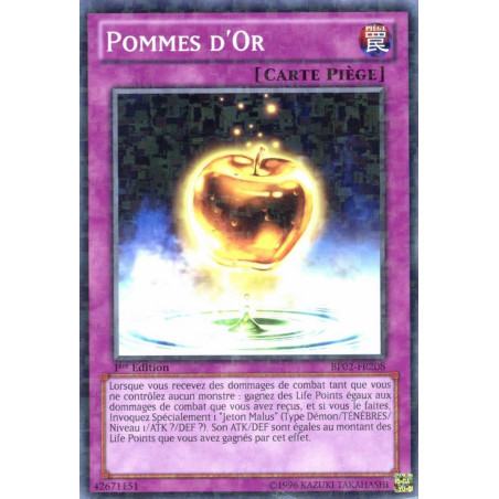 Yu-Gi-Oh-TCG-BP02-FR208-R-Pommes-d-Or-Battle-Pack-2-La-Guerre-des-G-ants