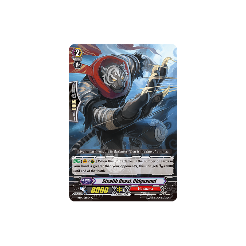 Vanguard_TCG_card_BT01_068EN_C_Stealth_Beast_Chigasumi_Descent_of_the_King_of_Knights