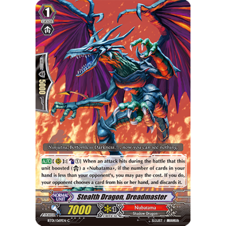 Vanguard_TCG_card_BT01_069EN_C_Stealth_Dragon_Dreadmaster_Descent_of_the_King_of_Knights