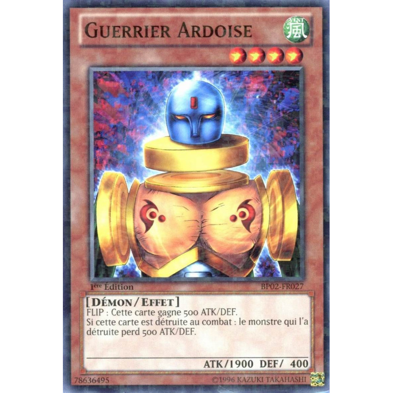 Yu-Gi-Oh-TCG-MR-BP02-FR027-MR-Guerrier-Ardoise-Battle-Pack-2-La-Guerre-des-G-ants