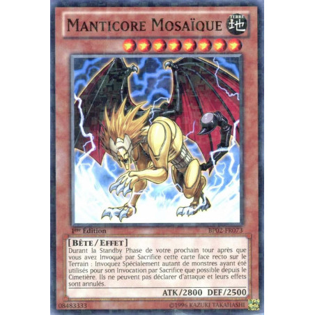 Yu-Gi-Oh-TCG-MR-BP02-FR073-MR-Manticore-Mosa-que-Battle-Pack-2-La-Guerre-des-G-ants