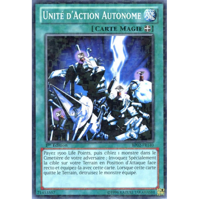 Yu-Gi-Oh-TCG-MR-BP02-FR140-MR-Unit-d-Action-Autonome-Battle-Pack-2-La-Guerre-des-G-ants