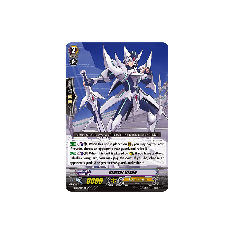 Vanguard_TCG_card_BT01_S02EN_SP_Blaster_Blade_Descent_of_the_King_of_Knights