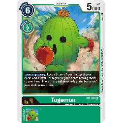 Digimon_TCG_BT1-074_Togemon_Rare_New_Evolution_Card_Game