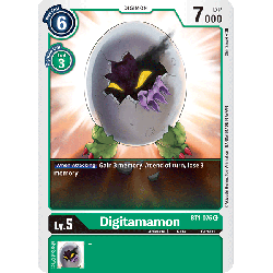 Digimon_TCG_BT1-075_Digitamamon_Common_New_Evolution_Card_Game